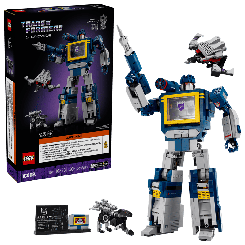 LEGO® Icons - Transformers - Soundwave - 10358