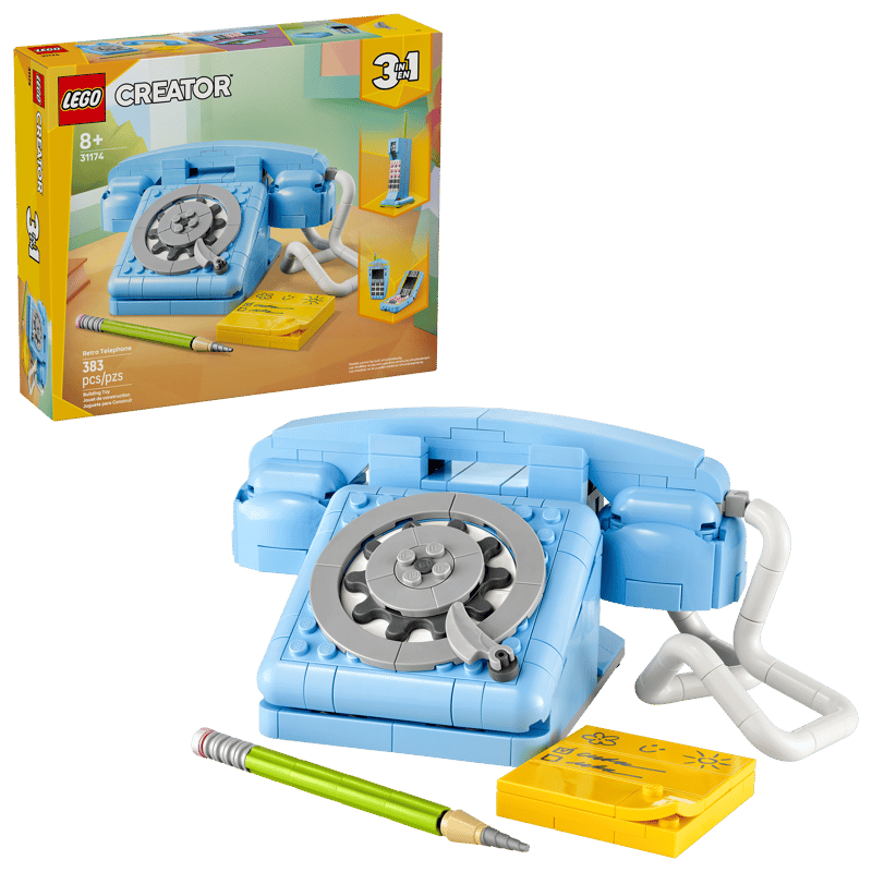 LEGO® Creator 3-in1 Retro Telephone - 31174 (Screen Free Build)