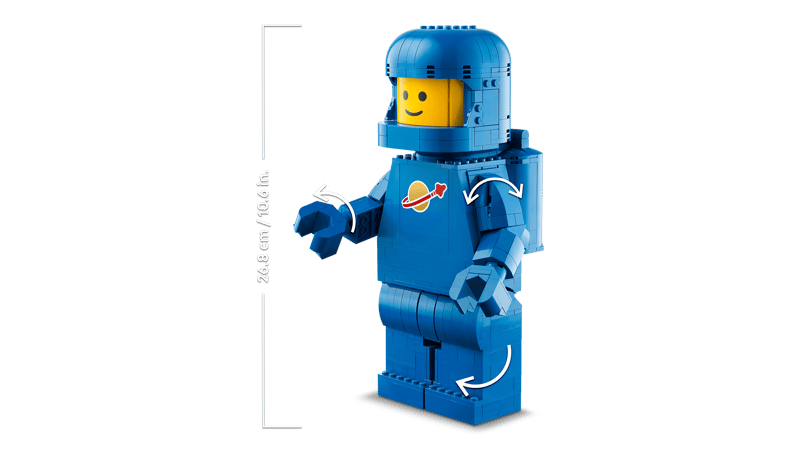LEGO® Up-Scaled Blue Astronaut Minifigure - 40921