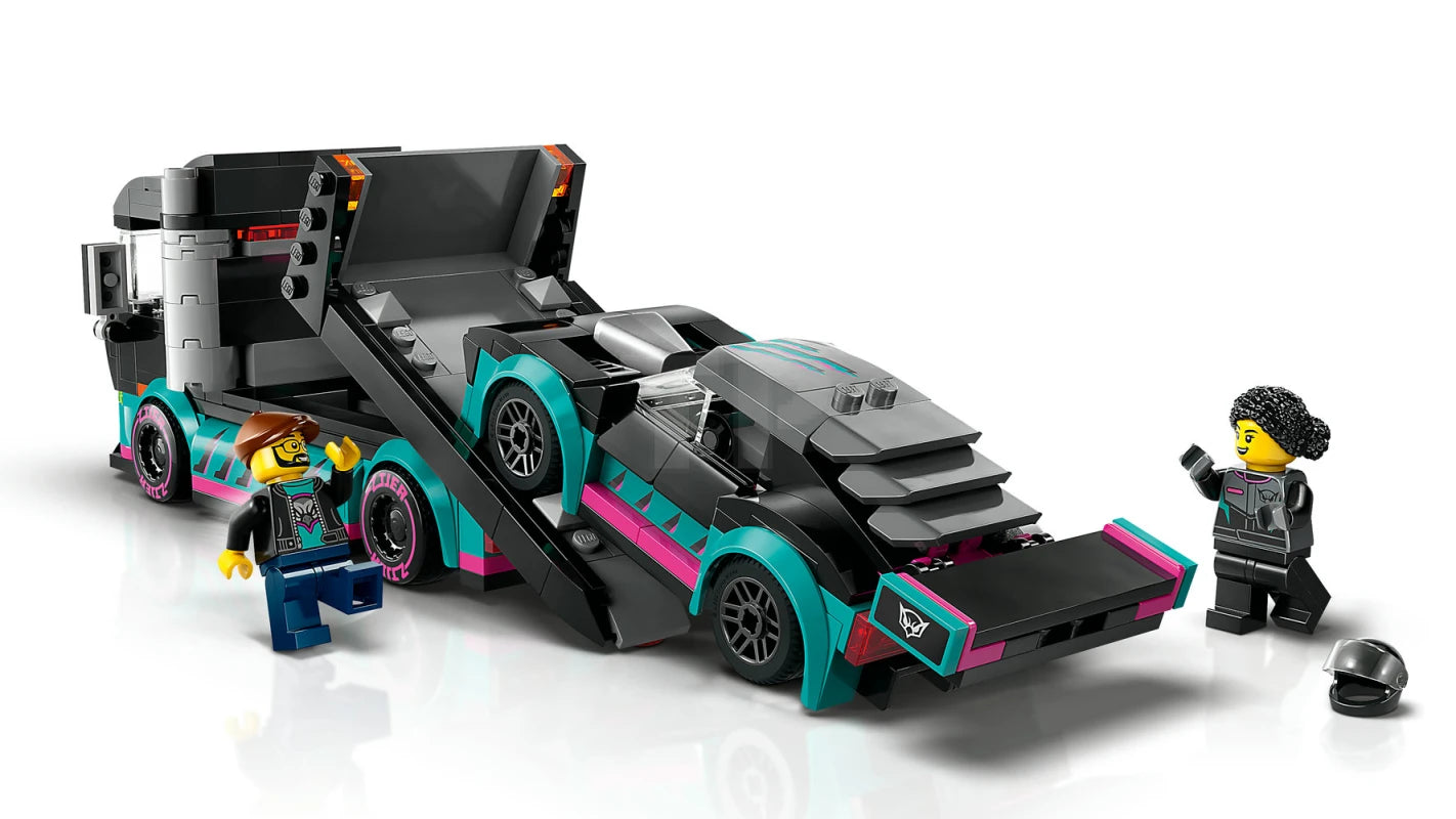 Race Car & Car Carrier Truck - 60406 (Screen Free Build)