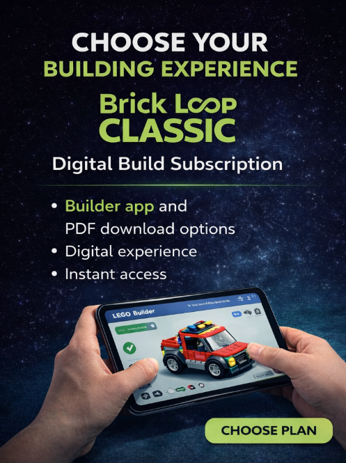 Monthly Classic Loop – Digital Experience Includes 3 LEGO® sets out per month