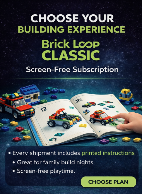 Monthly Classic Loop – Screen Free Experience Includes 3 LEGO® sets out per month