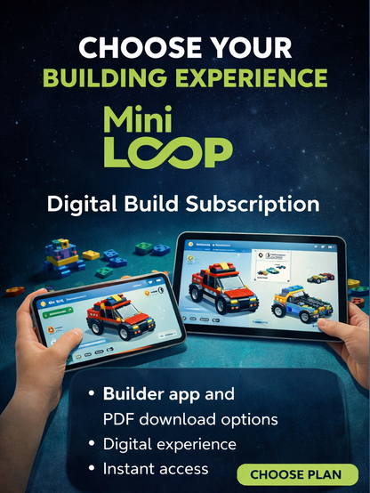 Mini Loop – Digital Experience Includes 3 LEGO® sets out per month
