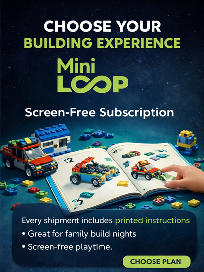 Monthly Mini Loop – Screen Free Experience Includes 3 LEGO® sets out per month