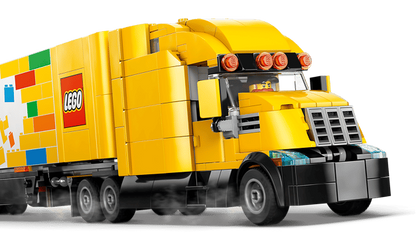 Lego Rental delivery truck with clear background
