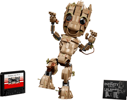 LEGO® Rental Marvel I Am Groot (76217) rental set, 476-piece build in the Starter Rental Plan