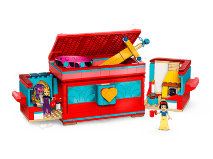 Lego Rental Toy chest with characters and accessories on a transparent background